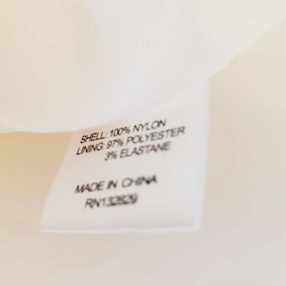 Lovers + Friends Gimme All the Deets Raine Crop Top Shell Beige Sz L - Picture 9 of 10